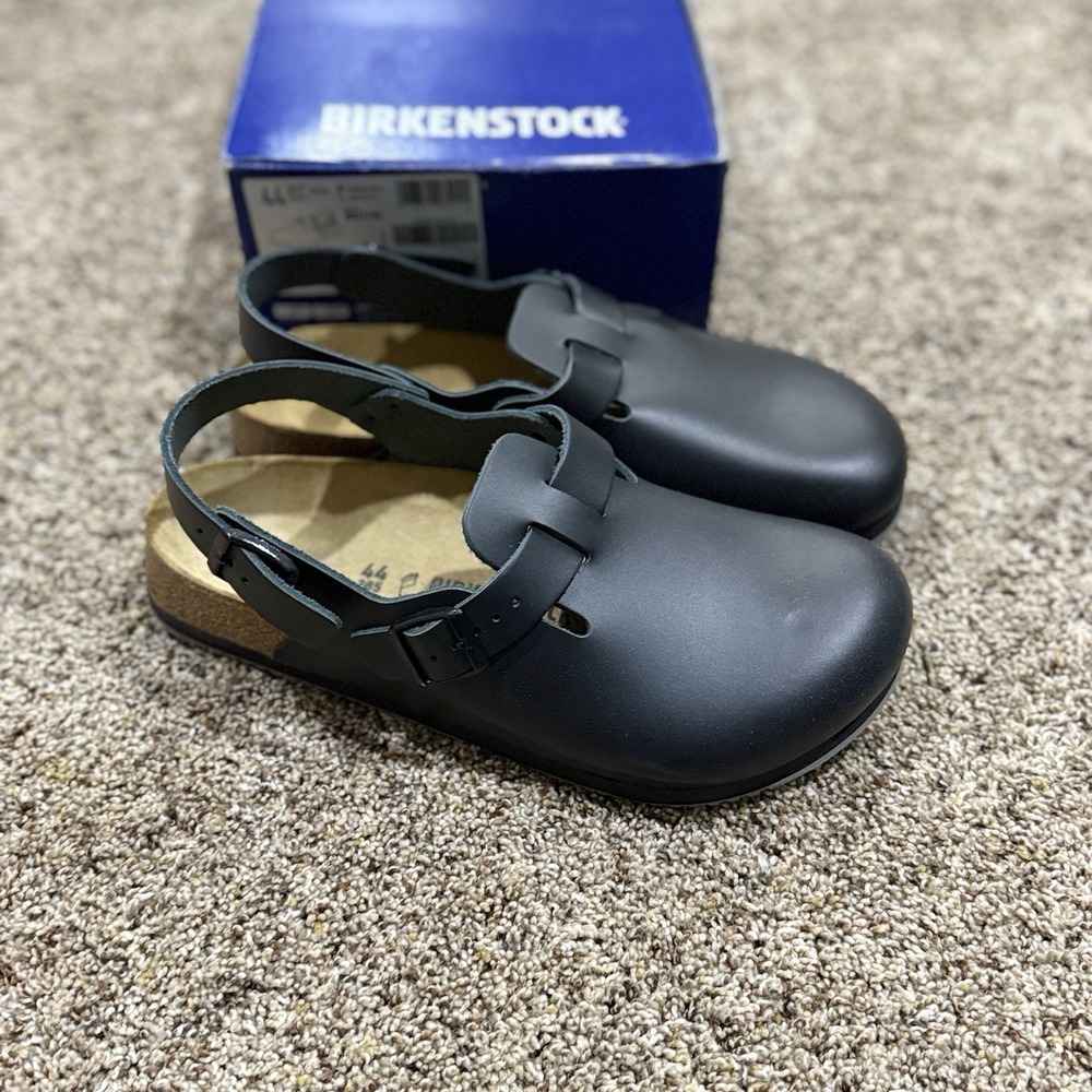 NEW IN BOX MEN BIRKENSTOCK 0061194 EUR SIZE 44, US 11M TOKIO PROF BLACK LEATHER - Picture 4 of 7
